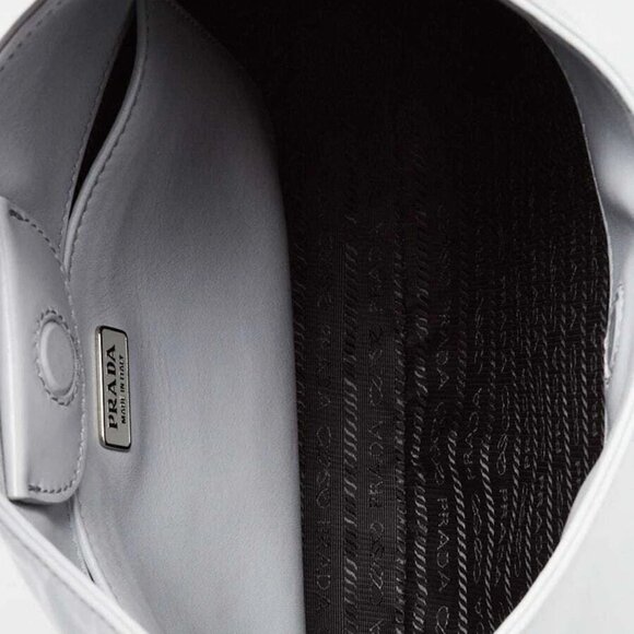 Prada Light Blue Brushed Leather Cleo Hobo Bag - Picture 10 of 11